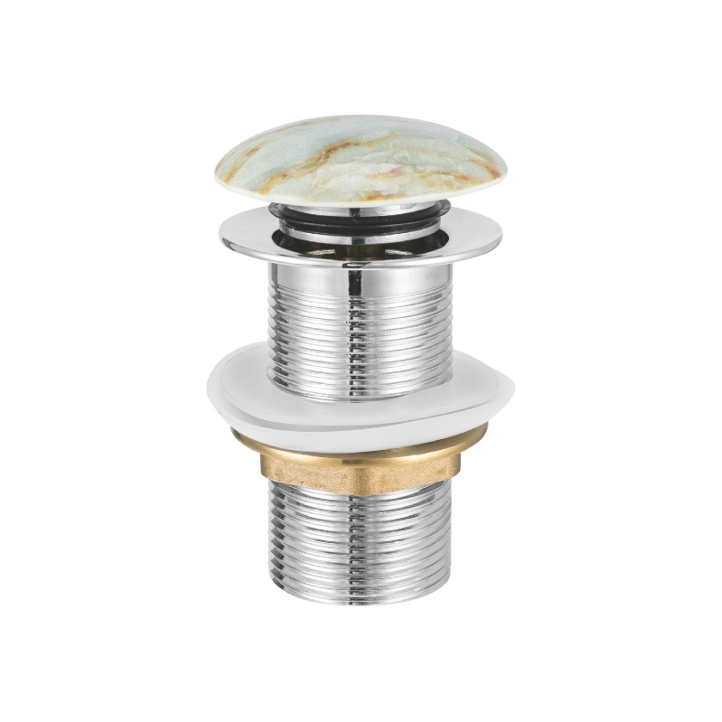 BLL-1005 Tapa de cerámica con diseño de piedra amarilla